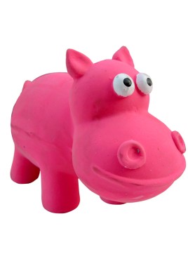 SUPER HIPPO LATEX TOY PINK